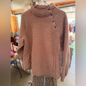 Abercrombie & Fitch Soft Blush Sherpa